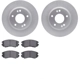 Purchase Top-Quality DYNAMIC FRICTION COMPANY - 4502-03122 - Front Disc Brake Kit pa1