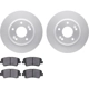 Purchase Top-Quality DYNAMIC FRICTION COMPANY - 4502-03142 - Front Disc Brake Kit pa2