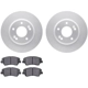Purchase Top-Quality DYNAMIC FRICTION COMPANY - 4502-03143 - Front Disc Brake Kit pa1