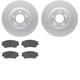 Purchase Top-Quality DYNAMIC FRICTION COMPANY - 4502-03172 - Front Disc Brake Kit pa1