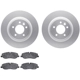 Purchase Top-Quality DYNAMIC FRICTION COMPANY - 4502-11041 - Ensemble de disque de frein avant pa1