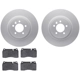 Purchase Top-Quality DYNAMIC FRICTION COMPANY - 4502-11043 - Front Disc Brake Kit pa1