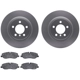 Purchase Top-Quality DYNAMIC FRICTION COMPANY - 4502-11049 - Front Disc Brake Kit pa1