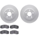 Purchase Top-Quality DYNAMIC FRICTION COMPANY - 4502-13001 - Front Disc Brake Kit pa1