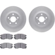 Purchase Top-Quality DYNAMIC FRICTION COMPANY - 4502-13046 - Front Disc Brake Kit pa1