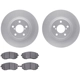 Purchase Top-Quality DYNAMIC FRICTION COMPANY - 4502-13048 - Front Disc Brake Kit pa1