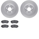 Purchase Top-Quality DYNAMIC FRICTION COMPANY - 4502-13049 - Front Disc Brake Kit pa1