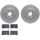 Purchase Top-Quality DYNAMIC FRICTION COMPANY - 4502-13050 - Front Disc Brake Kit pa1
