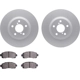 Purchase Top-Quality DYNAMIC FRICTION COMPANY - 4502-13083 - Front Disc Brake Kit pa2