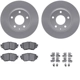Purchase Top-Quality DYNAMIC FRICTION COMPANY - 4502-20031 - Ensemble de disque de frein avant pa1