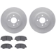 Purchase Top-Quality DYNAMIC FRICTION COMPANY - 4502-21053 - Front Disc Brake Kit pa1
