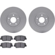 Purchase Top-Quality DYNAMIC FRICTION COMPANY - 4502-21069 - Front Disc Brake Kit pa1