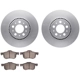 Purchase Top-Quality DYNAMIC FRICTION COMPANY - 4502-27062 - Front Disc Brake Kit pa1