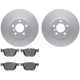 Purchase Top-Quality DYNAMIC FRICTION COMPANY - 4502-31265 - Front Disc Brake Kit pa1