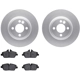 Purchase Top-Quality DYNAMIC FRICTION COMPANY - 4502-32030 - Front Disc Brake Kit pa1