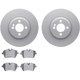 Purchase Top-Quality DYNAMIC FRICTION COMPANY - 4502-32032 - Front Disc Brake Kit pa1