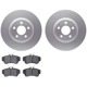 Purchase Top-Quality DYNAMIC FRICTION COMPANY - 4502-39038 - Front Disc Brake Kit pa1