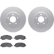 Purchase Top-Quality DYNAMIC FRICTION COMPANY - 4502-39053 - Front Disc Brake Kit pa2