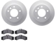 Purchase Top-Quality DYNAMIC FRICTION COMPANY - 4502-40101 - Front Disc Brake Kit pa1