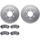 Purchase Top-Quality DYNAMIC FRICTION COMPANY - 4502-40102 - Front Disc Brake Kit pa1