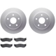 Purchase Top-Quality DYNAMIC FRICTION COMPANY - 4502-40130 - Front Disc Brake Kit pa1