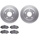 Purchase Top-Quality DYNAMIC FRICTION COMPANY - 4502-40143 - Front Disc Brake Kit pa1