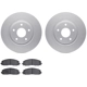 Purchase Top-Quality DYNAMIC FRICTION COMPANY - 4502-40150 - Front Disc Brake Kit pa1