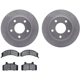 Purchase Top-Quality DYNAMIC FRICTION COMPANY - 4502-45034 - Front Disc Brake Kit pa1