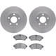 Purchase Top-Quality DYNAMIC FRICTION COMPANY - 4502-45039 - Front Disc Brake Kit pa1
