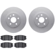 Purchase Top-Quality DYNAMIC FRICTION COMPANY - 4502-45052 - Front Disc Brake Kit pa1