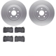 Purchase Top-Quality DYNAMIC FRICTION COMPANY - 4502-45057 - Front Disc Brake Kit pa1