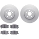 Purchase Top-Quality DYNAMIC FRICTION COMPANY - 4502-45066 - Front Disc Brake Kit pa2