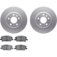 Purchase Top-Quality DYNAMIC FRICTION COMPANY - 4502-45072 - Front Disc Brake Kit pa2