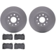 Purchase Top-Quality DYNAMIC FRICTION COMPANY - 4502-46112 - Front Disc Brake Kit pa1