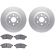 Purchase Top-Quality DYNAMIC FRICTION COMPANY - 4502-46127 - Front Disc Brake Kit pa1