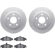 Purchase Top-Quality DYNAMIC FRICTION COMPANY - 4502-47067 - Front Disc Brake Kit pa1