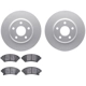 Purchase Top-Quality DYNAMIC FRICTION COMPANY - 4502-47071 - Front Disc Brake Kit pa1
