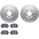 Purchase Top-Quality DYNAMIC FRICTION COMPANY - 4502-47078 - Front Disc Brake Kit pa1
