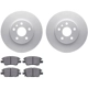 Purchase Top-Quality DYNAMIC FRICTION COMPANY - 4502-47086 - Front Disc Brake Kit pa1