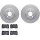 Purchase Top-Quality DYNAMIC FRICTION COMPANY - 4502-47092 - Front Disc Brake Kit pa1