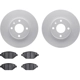 Purchase Top-Quality DYNAMIC FRICTION COMPANY - 4502-47119 - Front Disc Brake Kit pa2