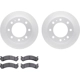 Purchase Top-Quality DYNAMIC FRICTION COMPANY - 4502-48097 - Front Disc Brake Kit pa2