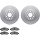 Purchase Top-Quality DYNAMIC FRICTION COMPANY - 4502-48138 - Front Disc Brake Kit pa2