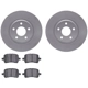 Purchase Top-Quality DYNAMIC FRICTION COMPANY - 4502-53013 - Front Disc Brake Kit pa1
