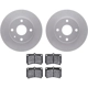 Purchase Top-Quality DYNAMIC FRICTION COMPANY - 4502-54013 - Front Disc Brake Kit pa1