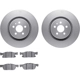 Purchase Top-Quality DYNAMIC FRICTION COMPANY - 4502-55011 - Front Disc Brake Kit pa2