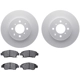 Purchase Top-Quality DYNAMIC FRICTION COMPANY - 4502-59100 - Front Disc Brake Kit pa1
