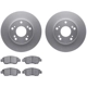 Purchase Top-Quality DYNAMIC FRICTION COMPANY - 4502-59116 - Front Disc Brake Kit pa1