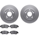 Purchase Top-Quality DYNAMIC FRICTION COMPANY - 4502-59117 - Front Disc Brake Kit pa2