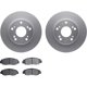 Purchase Top-Quality DYNAMIC FRICTION COMPANY - 4502-59118 - Front Disc Brake Kit pa2